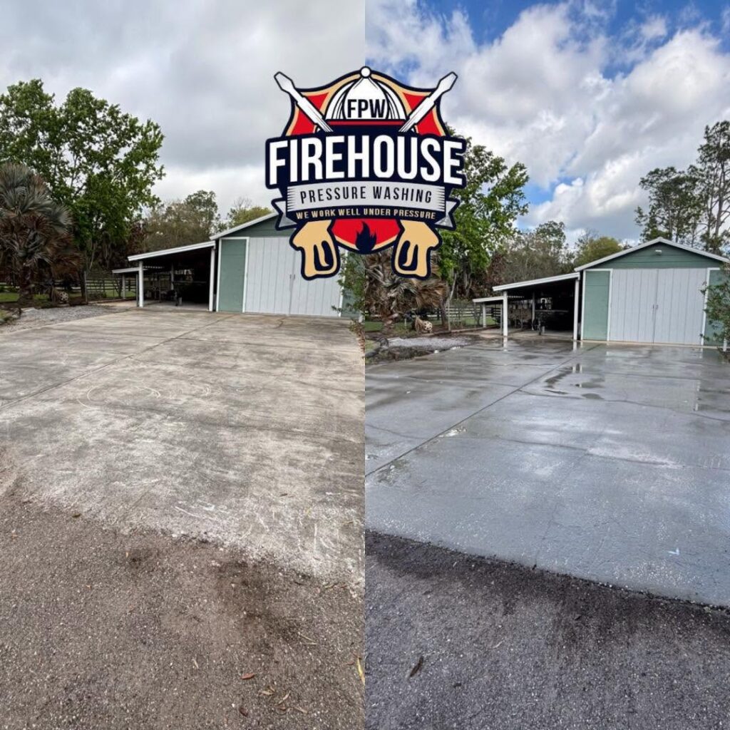 driveway before after photo
